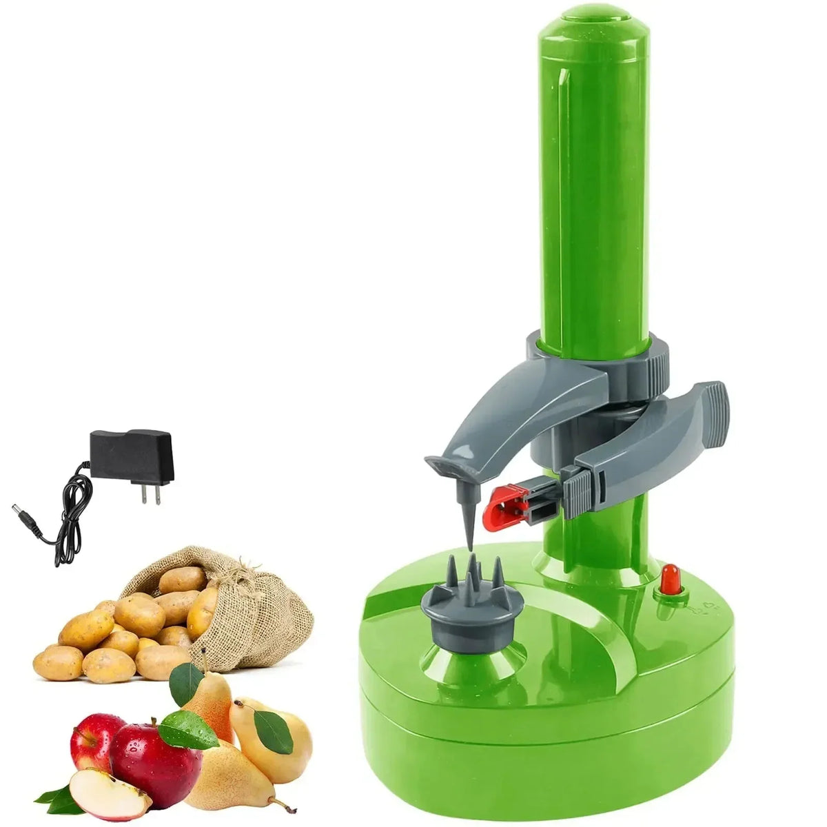 Electric Potato Peeler Automatic Rotating Blade Auto Shutoff