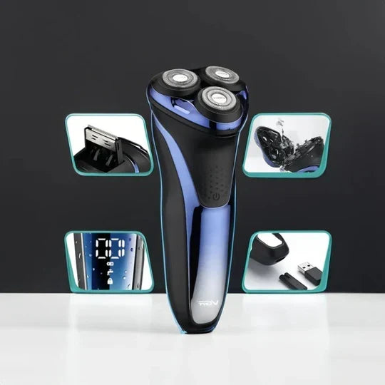 Electric Shaver 3D Flexible Head Precision Blade System LED Screen