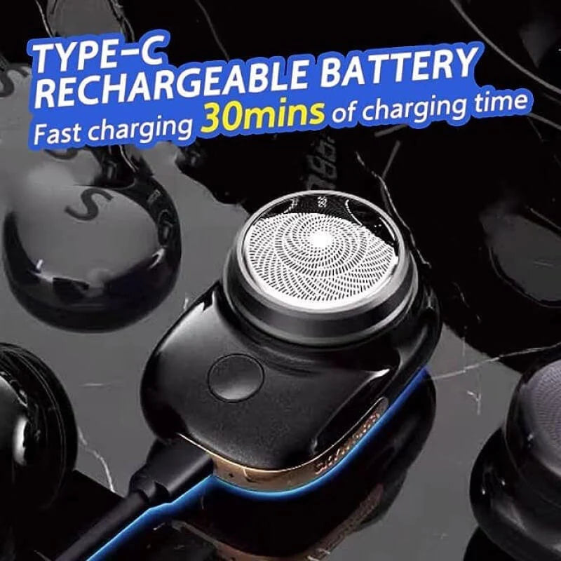 Electric Shaver 6 Stainless Steel Blades Wet Or Dry