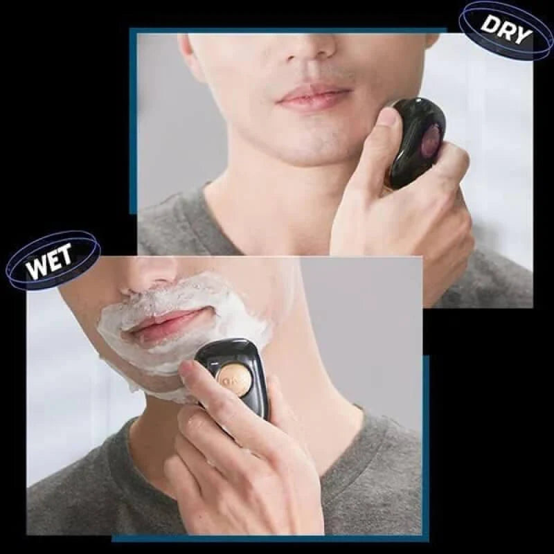 Electric Shaver 6 Stainless Steel Blades Wet Or Dry