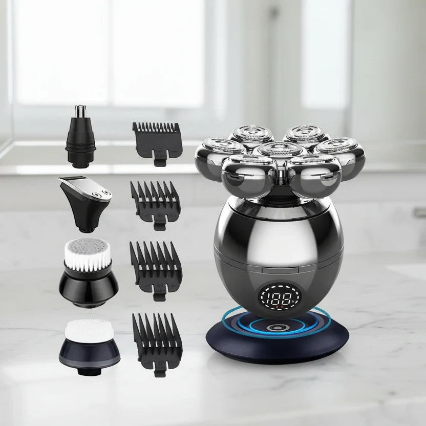 Electric Shaver 7D Flexible Head Waterproof Wet & Dry