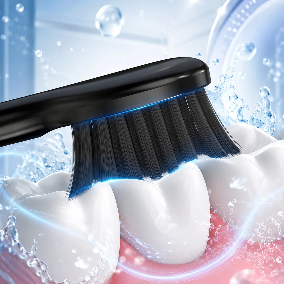 Electric Sonic Toothbrush 5 Modes 8 Replacement Heads