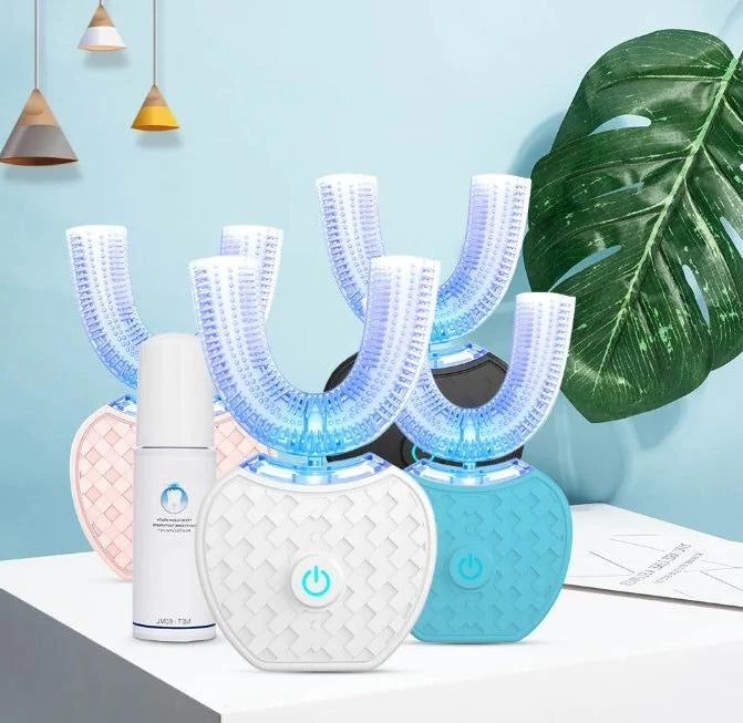 Electric Toothbrush U-Shaped Ultrasonic Rechargeable