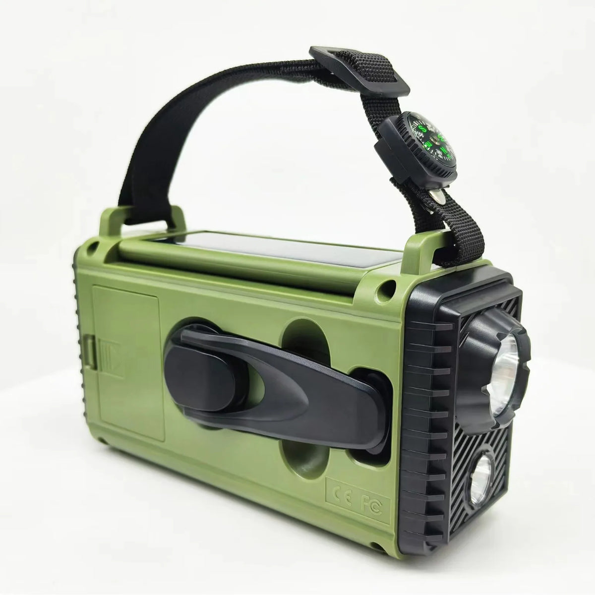 Emergency Radio Hand Crank & Solar Charging 10,000 mAh Battery