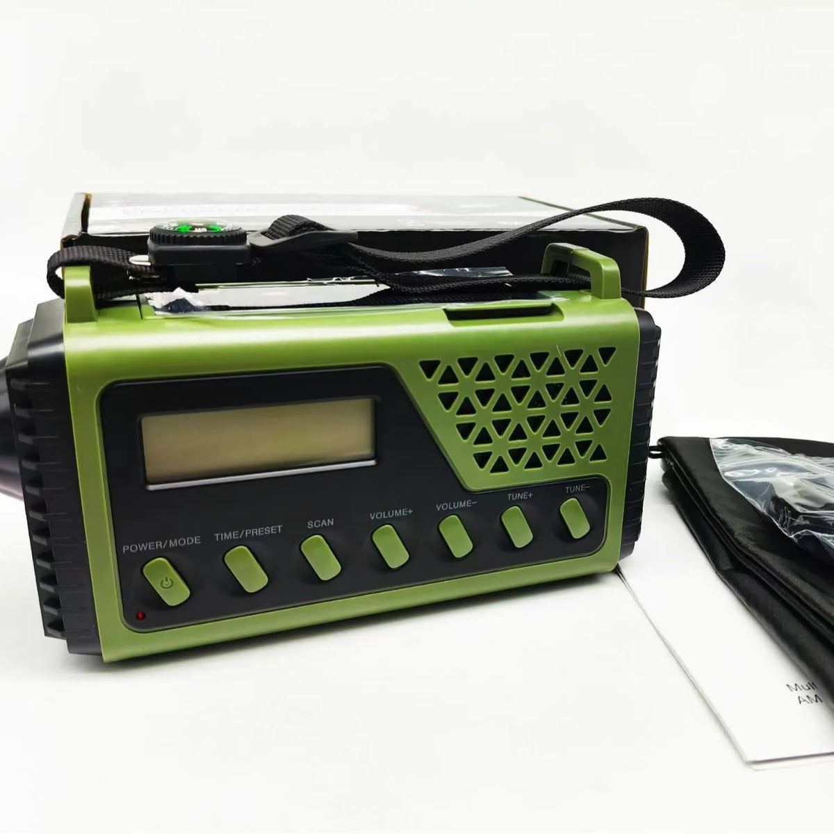 Emergency Radio Hand Crank & Solar Charging 10,000 mAh Battery