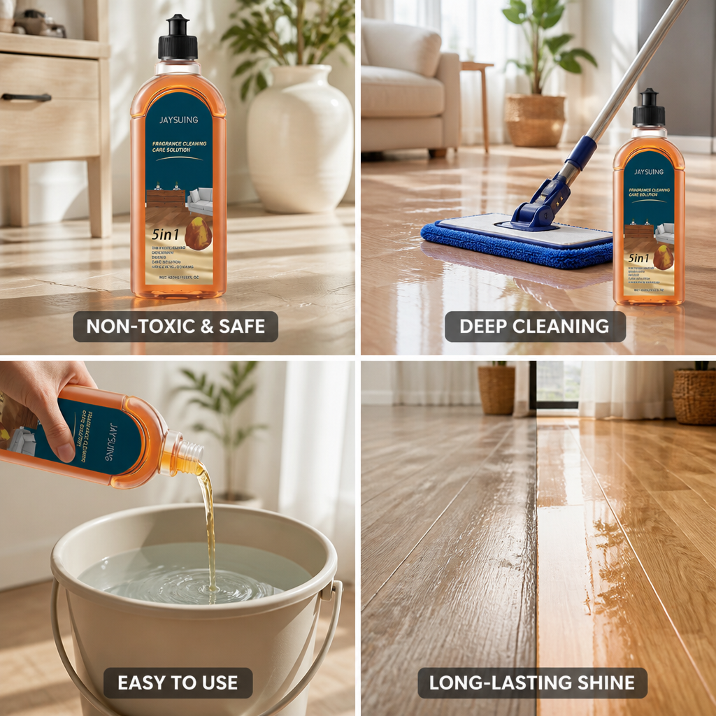 Enzyme-Powered Non-Toxic Floor Cleaner & Polisher