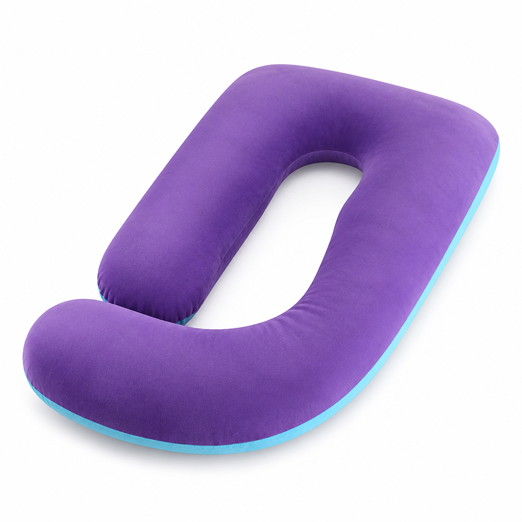 Ergonomic Breathable Pregnancy Body Pillow (Removable Washable Cover)