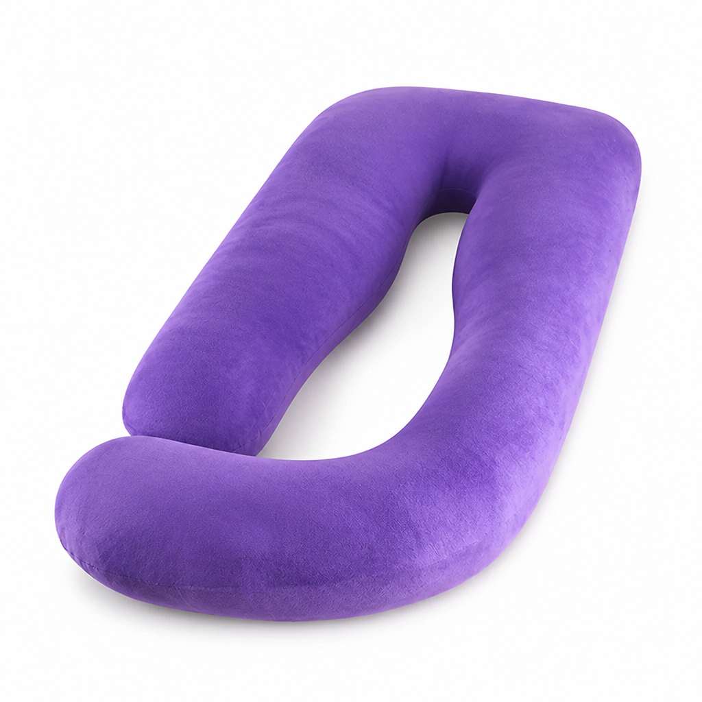 Ergonomic Breathable Pregnancy Body Pillow (Removable Washable Cover)
