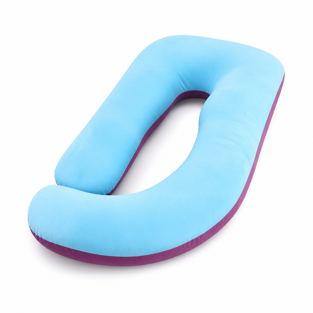 Ergonomic Breathable Pregnancy Body Pillow (Removable Washable Cover)
