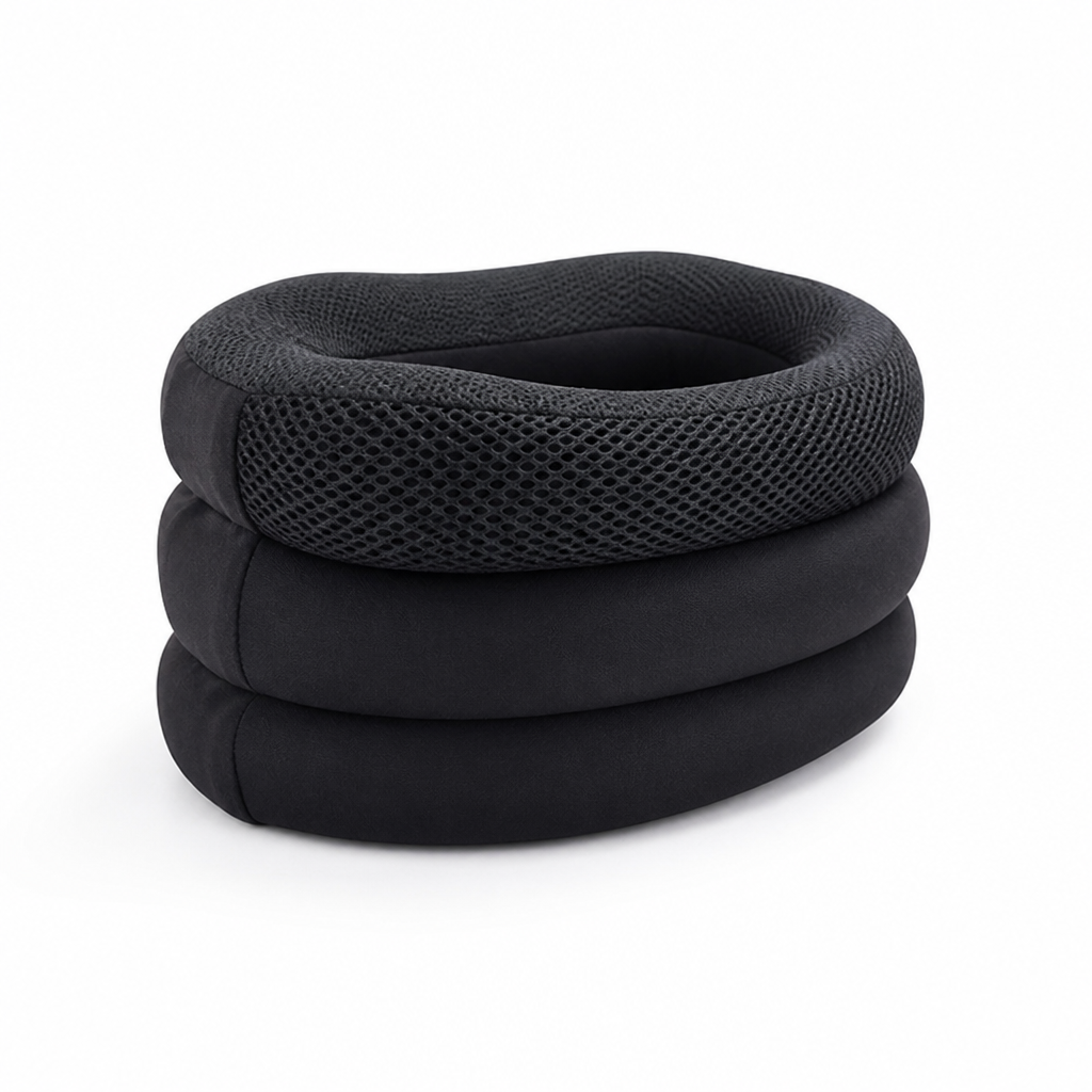Ergonomic Contour Snore-Reducing Neck Support Pillow