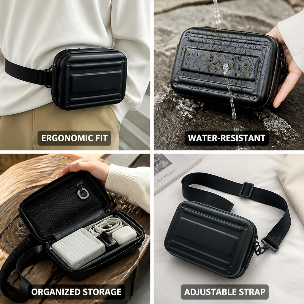 Ergonomic Water-Resistant Travel Waist Pack
