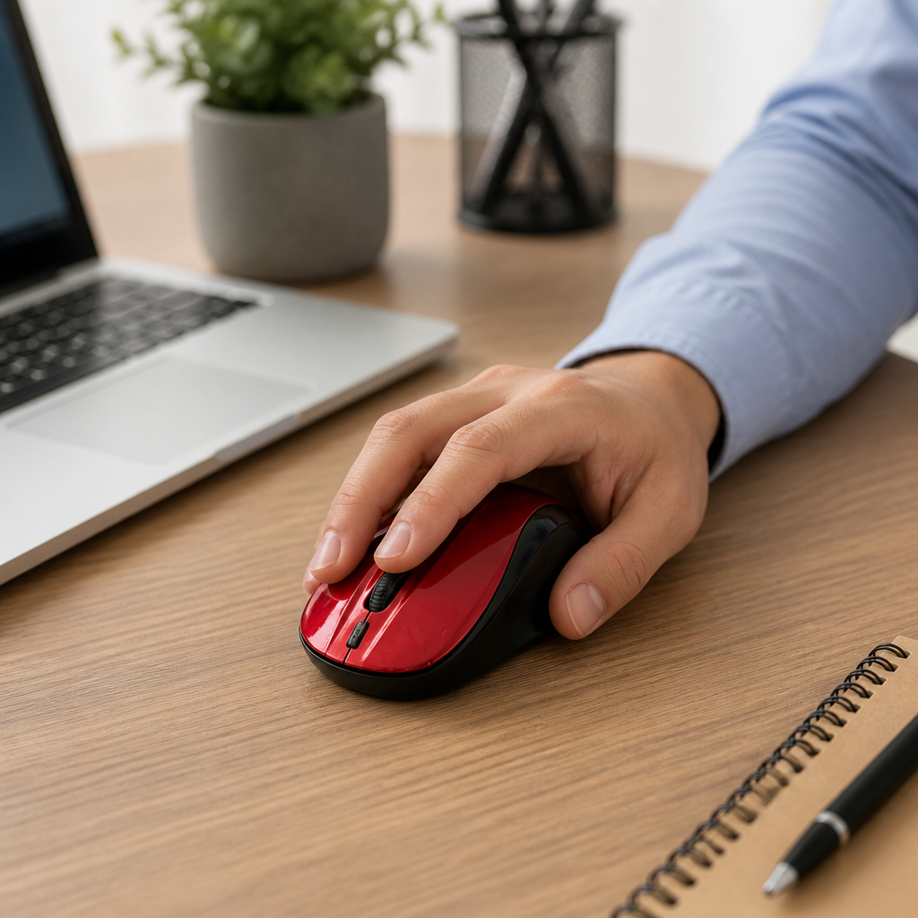 Ergonomic Wireless High-Precision Computer Mouse