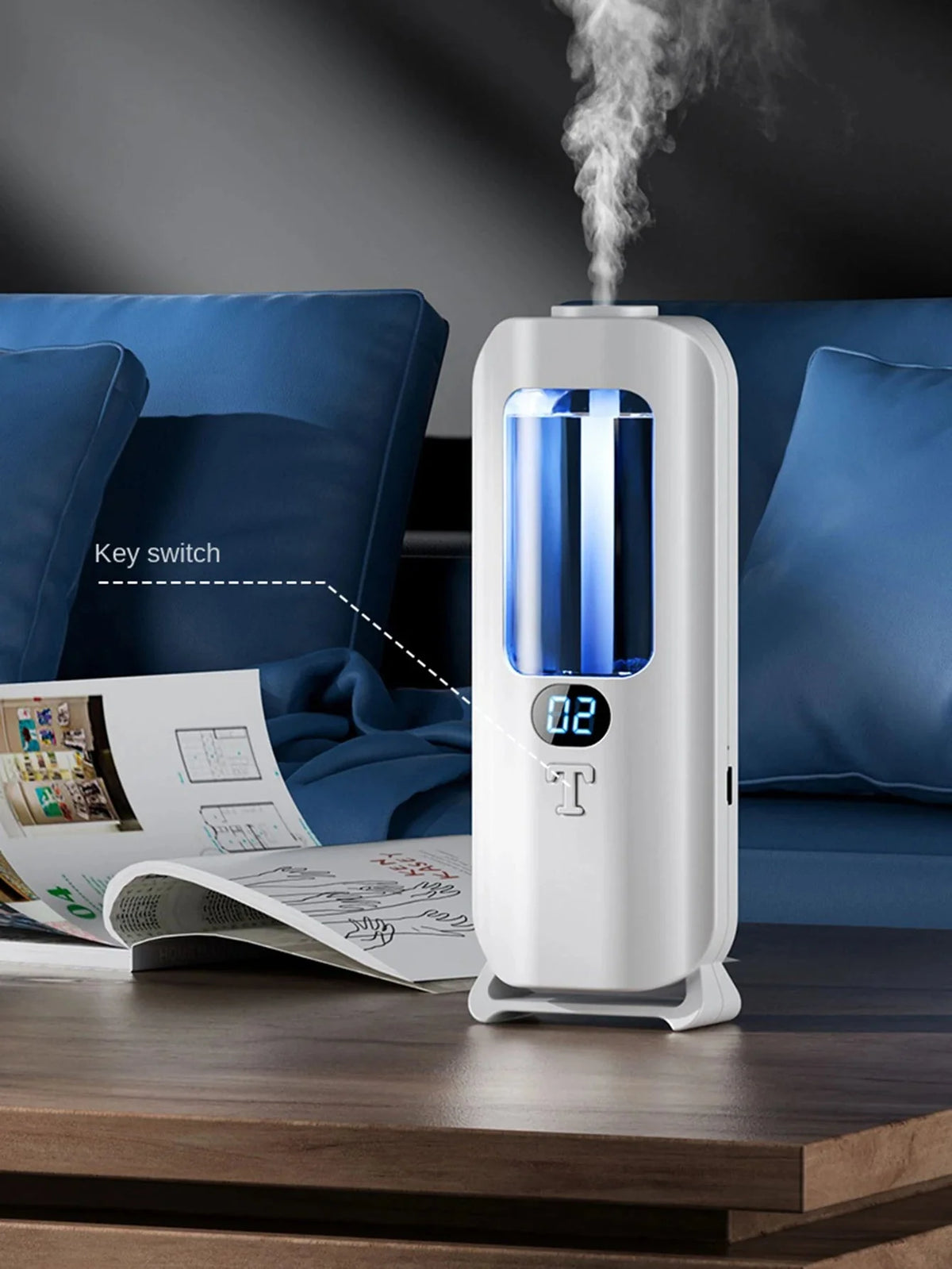 Essential Oil Diffuser Rechargeable 5 Spray Modes Wall Mountable