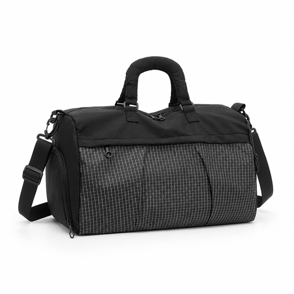 Expandable Weather-Resistant Duffel Bag (Shoe Compartment)