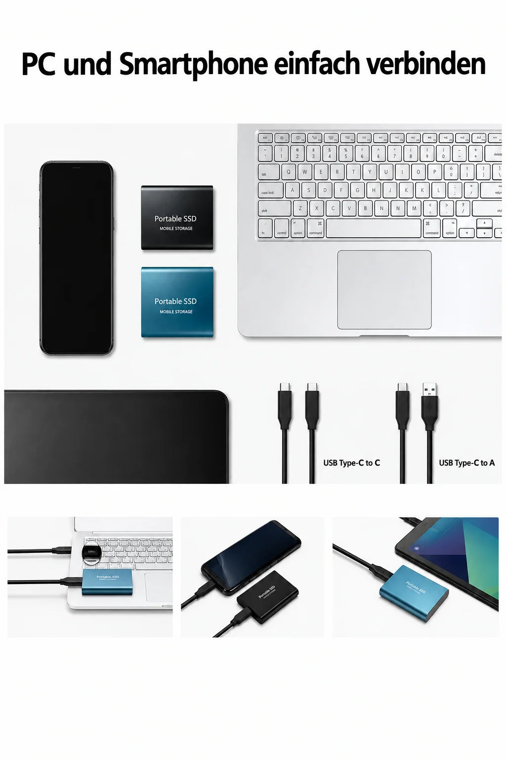 External SSD 128TB Portable Shock-Resistant