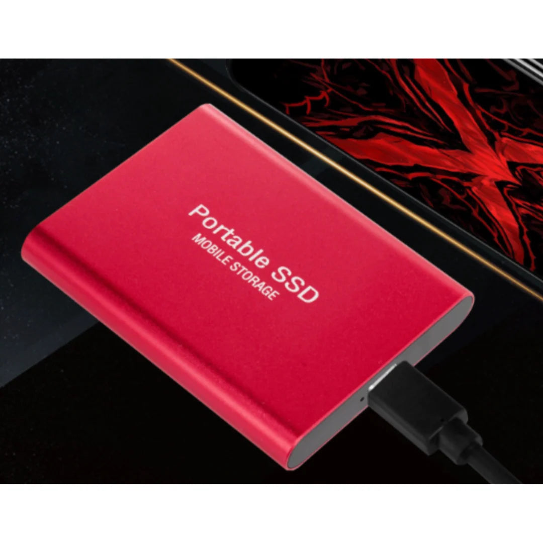 External SSD 2 TB USB-C Portable Shock-Resistant