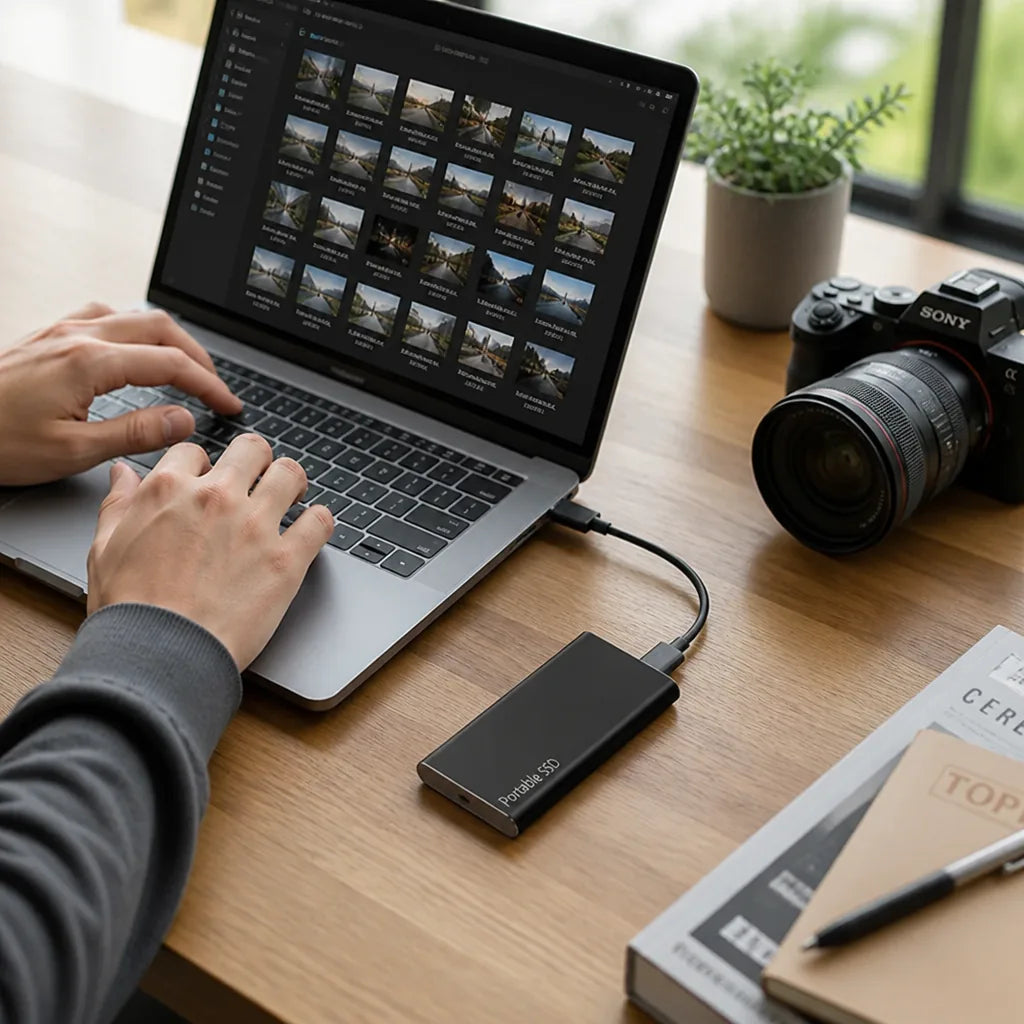 External SSD 4 TB USB-C Fast Transfer