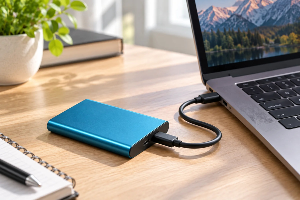 External SSD Rugged Shock-Resistant USB-C Up to 30 TB