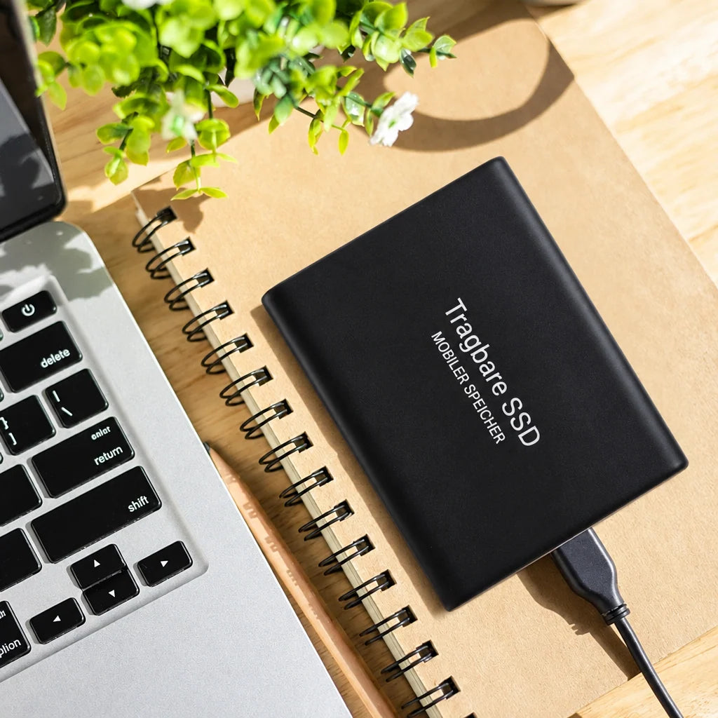 External SSD Rugged Shock-Resistant USB-C Up to 30 TB