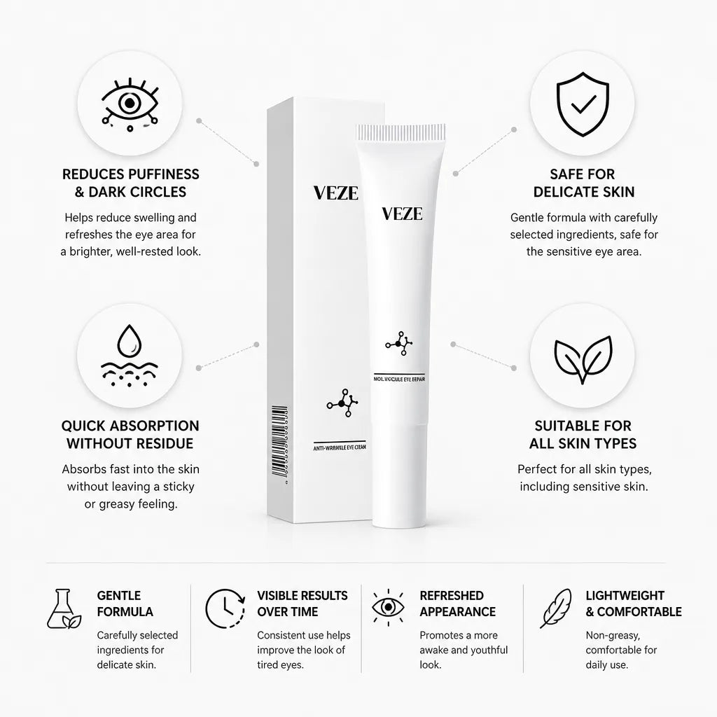 Eye Cream Depuffing & Brightening Fast Absorbing 20ml