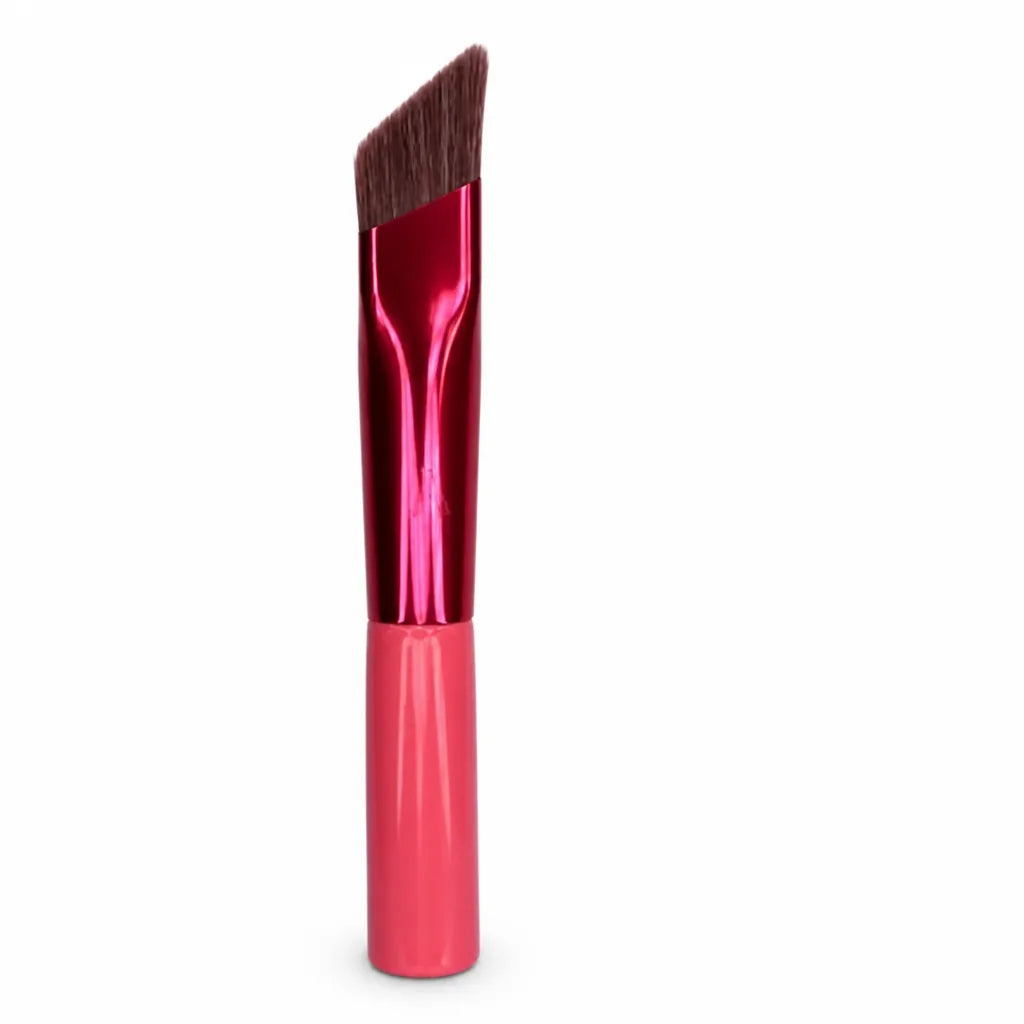 Eyebrow Brush Angled Ultra-Soft Wood Handle & Aluminum Ferrule