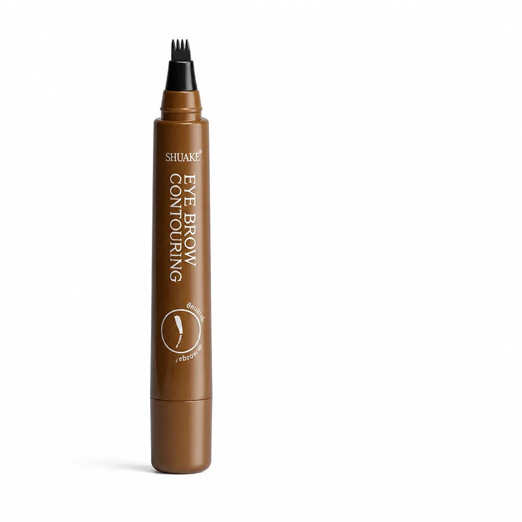 Eyebrow Pen Four-Prong Tip Waterproof & Smudge-Proof
