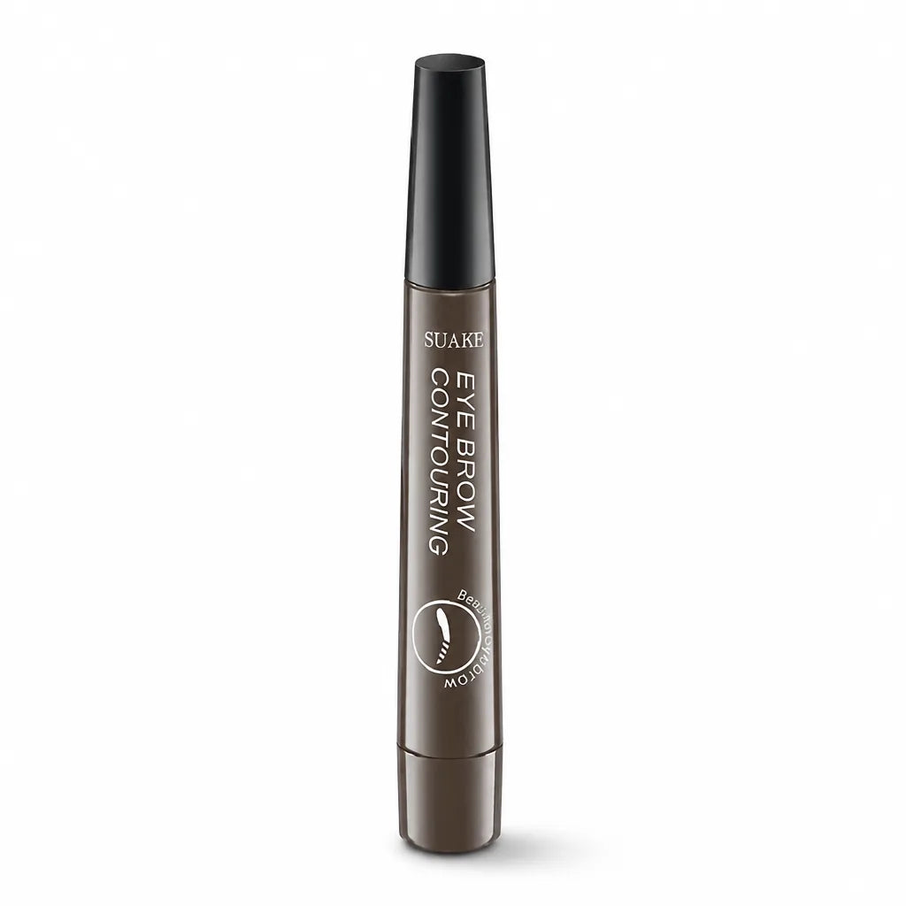 Eyebrow Pen Four-Prong Tip Waterproof & Smudge-Proof