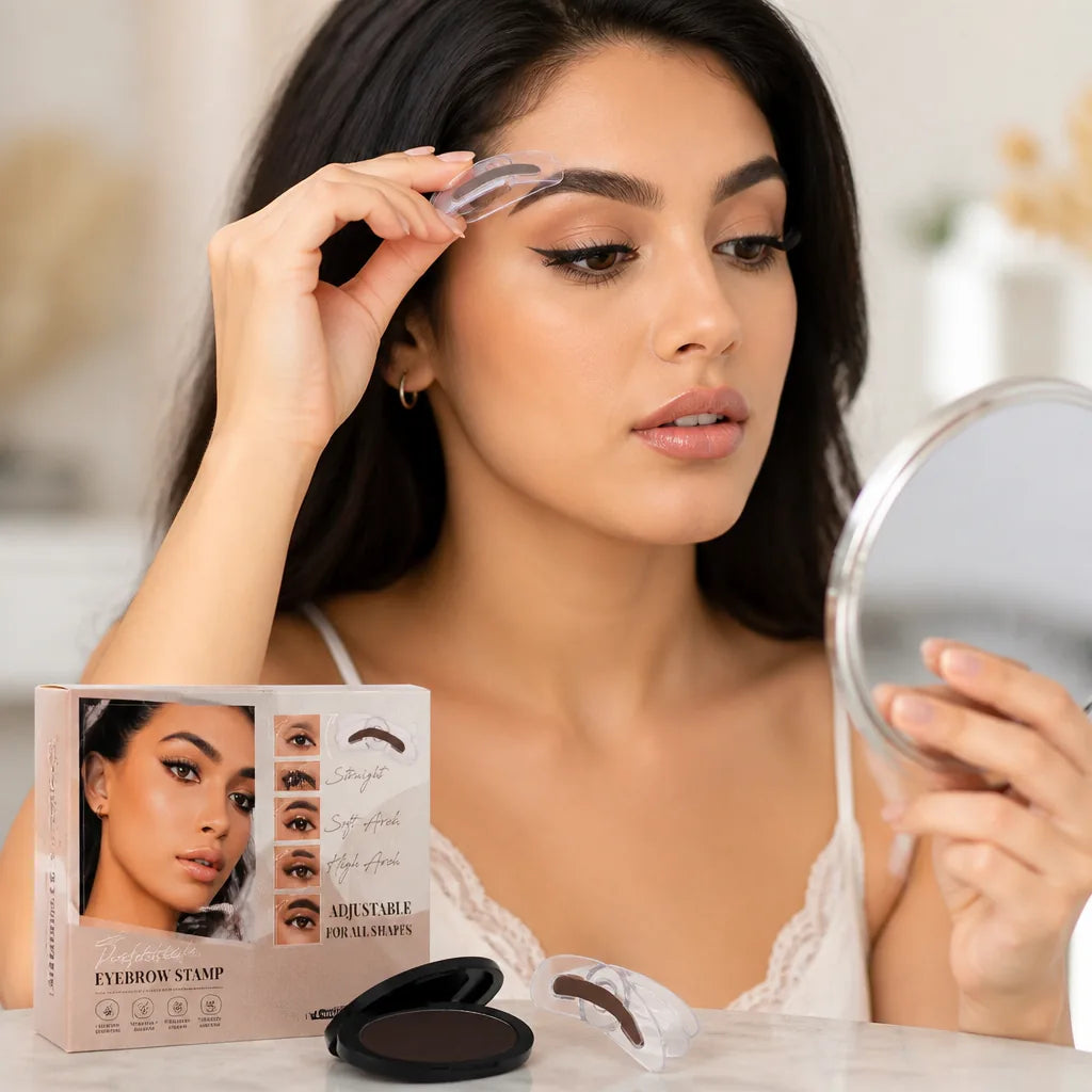 Eyebrow Stamp Adjustable Arch Waterproof & Smudge-Proof
