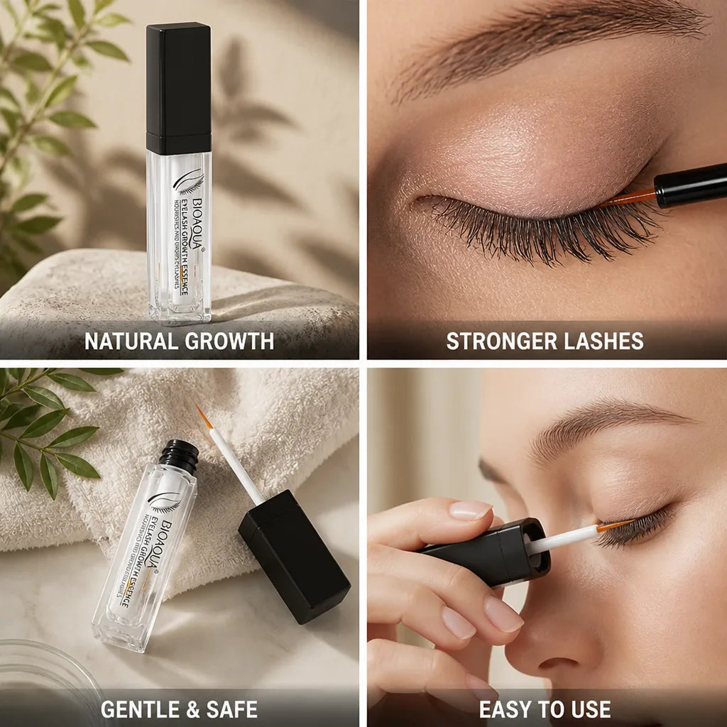 Eyelash Growth Serum Plant-Based Vitamin-Enriched Strengthens & Thickens