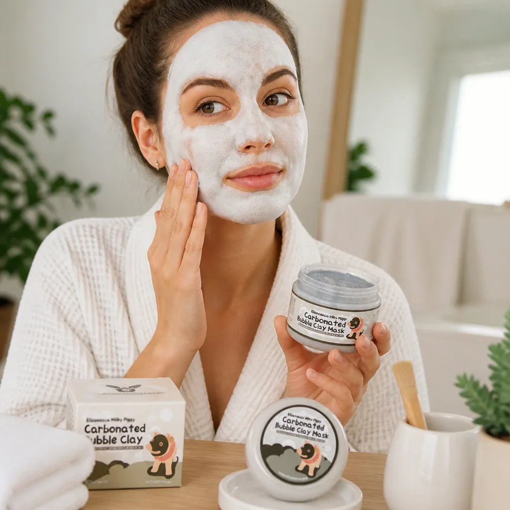 Face Mask Carbonated Bubble Clay Vegan Hydrating & Firming