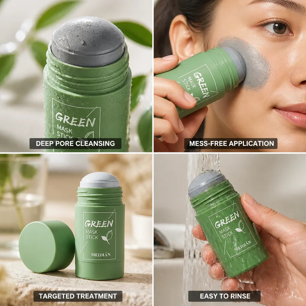 Face Mask Stick Charcoal & Clay Mess-Free Spot Treatment