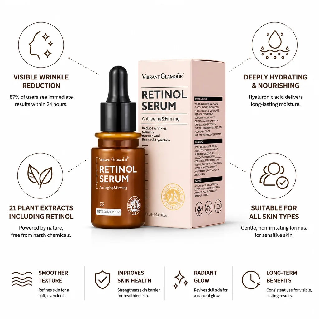 Face Serum Retinol & Hyaluronic Acid 30ml