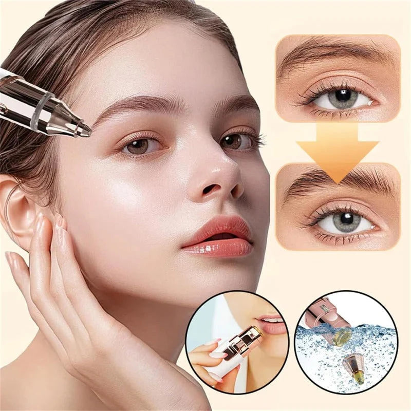 Facial Hair Remover 2-in-1 LED Light USB-C Rechargeable