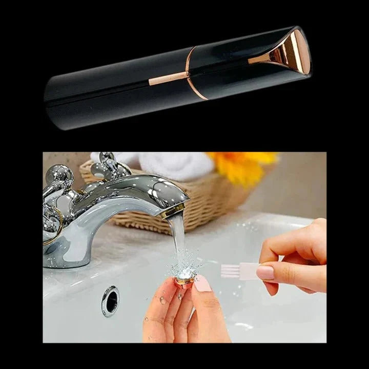 Facial Hair Trimmer Built-In LED Light Compact Detachable Head