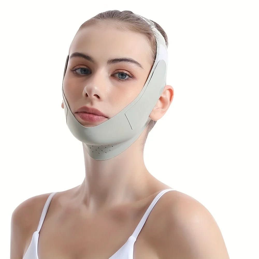 Facial Shaping Mask Breathable Stretch Fabric V-Line Contour Support