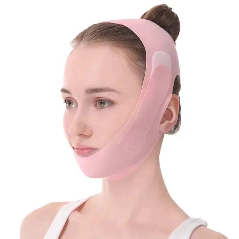 Facial Shaping Mask Breathable Stretch Fabric V-Line Contour Support