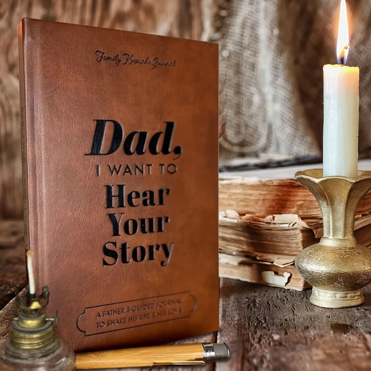 Family Journal Hardcover Guided Prompts Acid-Free Paper