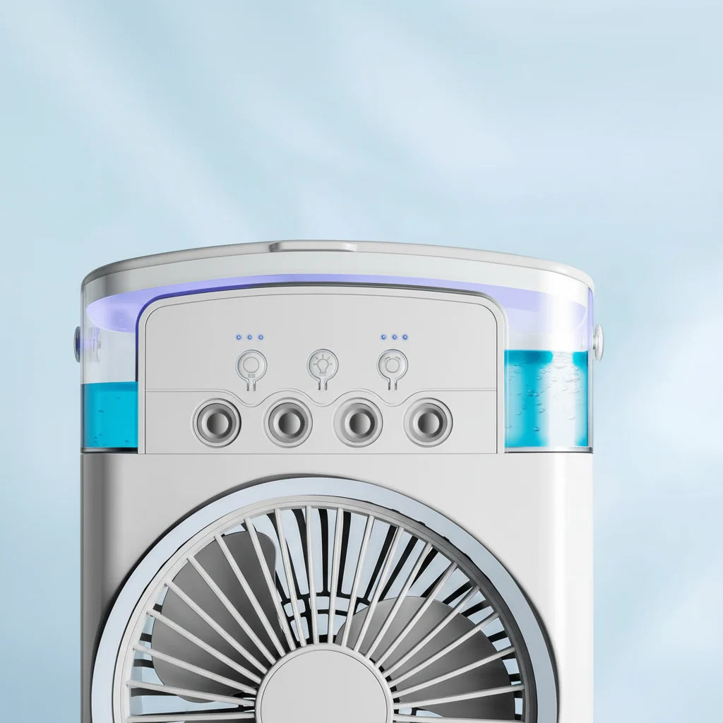 Fan & Humidifier 2-In-1 Compact Portable