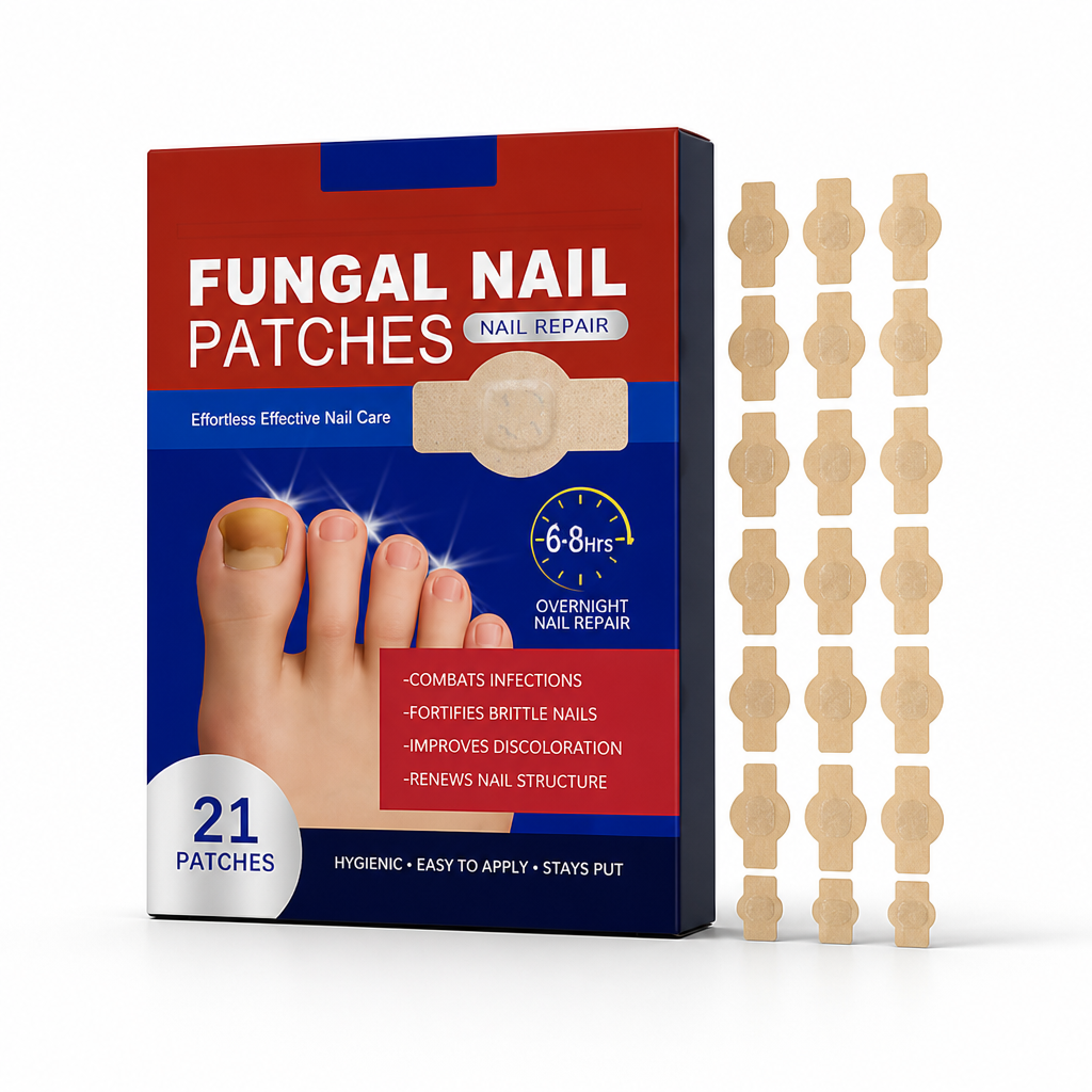 Fast-Acting Breathable & Skin-Friendly Toenail Antifungal Patches (6–8-Hour Hold)