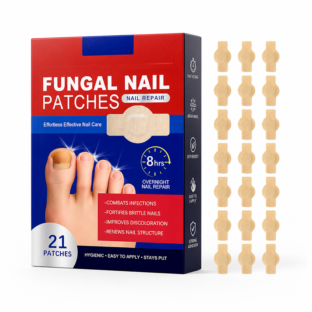 Fast-Acting Breathable & Skin-Friendly Toenail Antifungal Patches (6–8-Hour Hold)