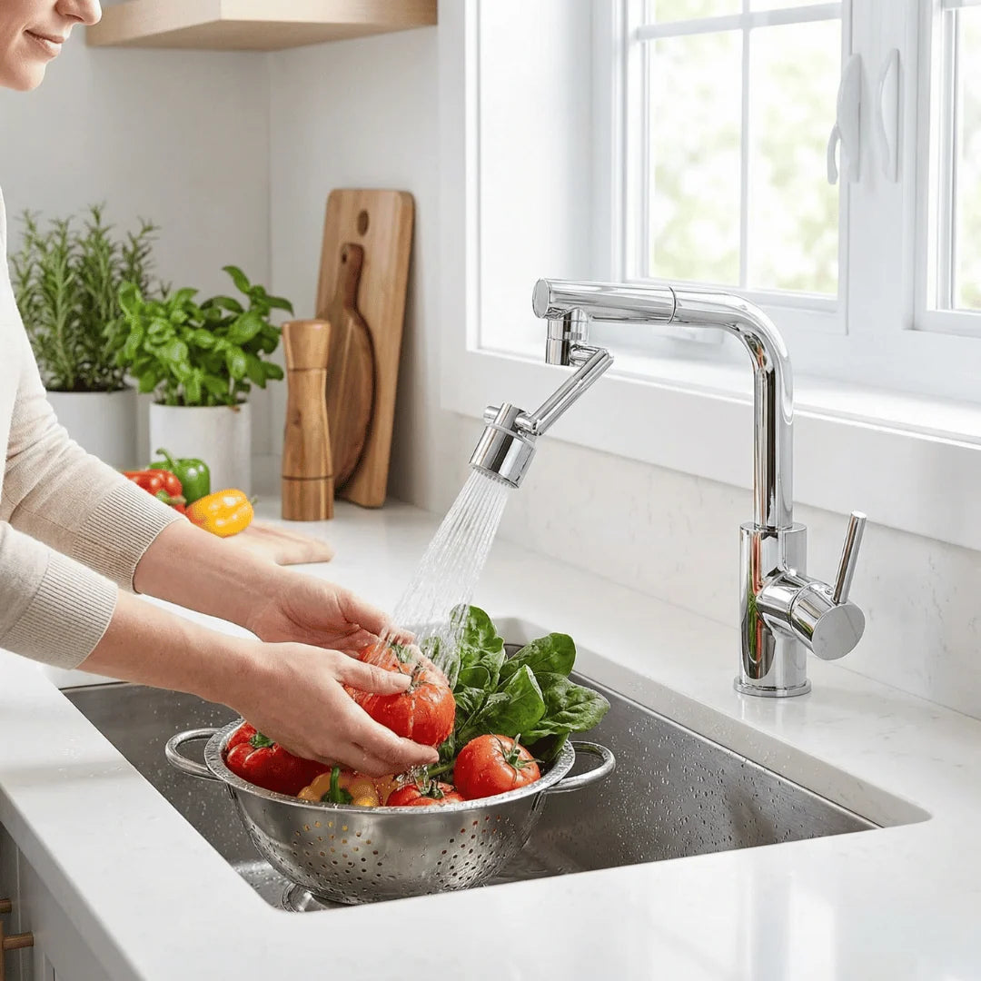 Faucet Extender 1080° Rotating Dual Spray Modes