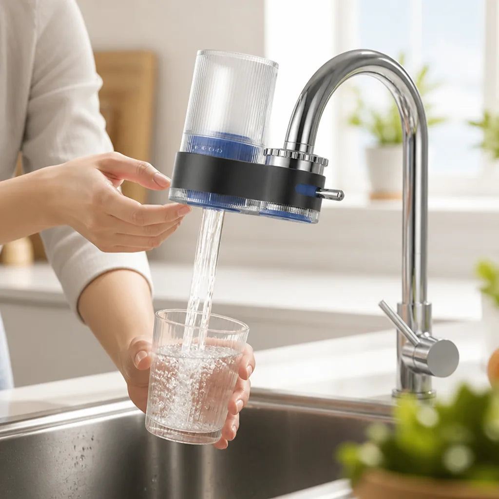 Faucet Water Filter 7-Stage Ceramic 0.1 Micron