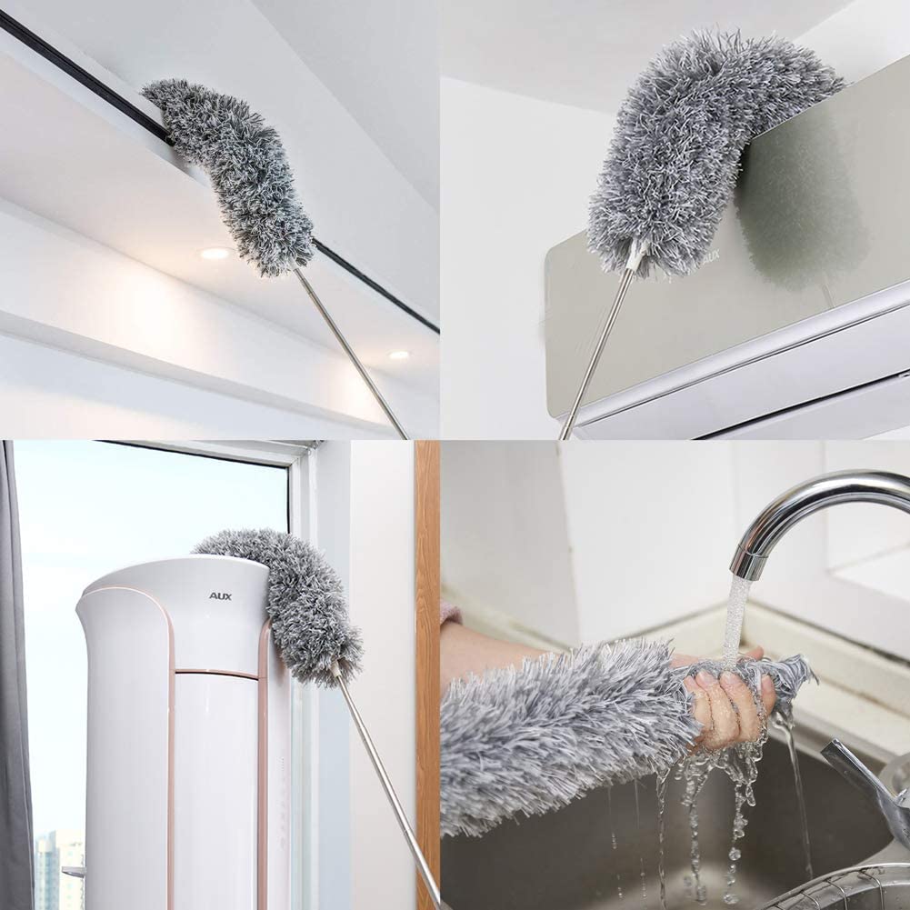 Feather Duster Telescopic Adjustable 9.2-Foot Reach