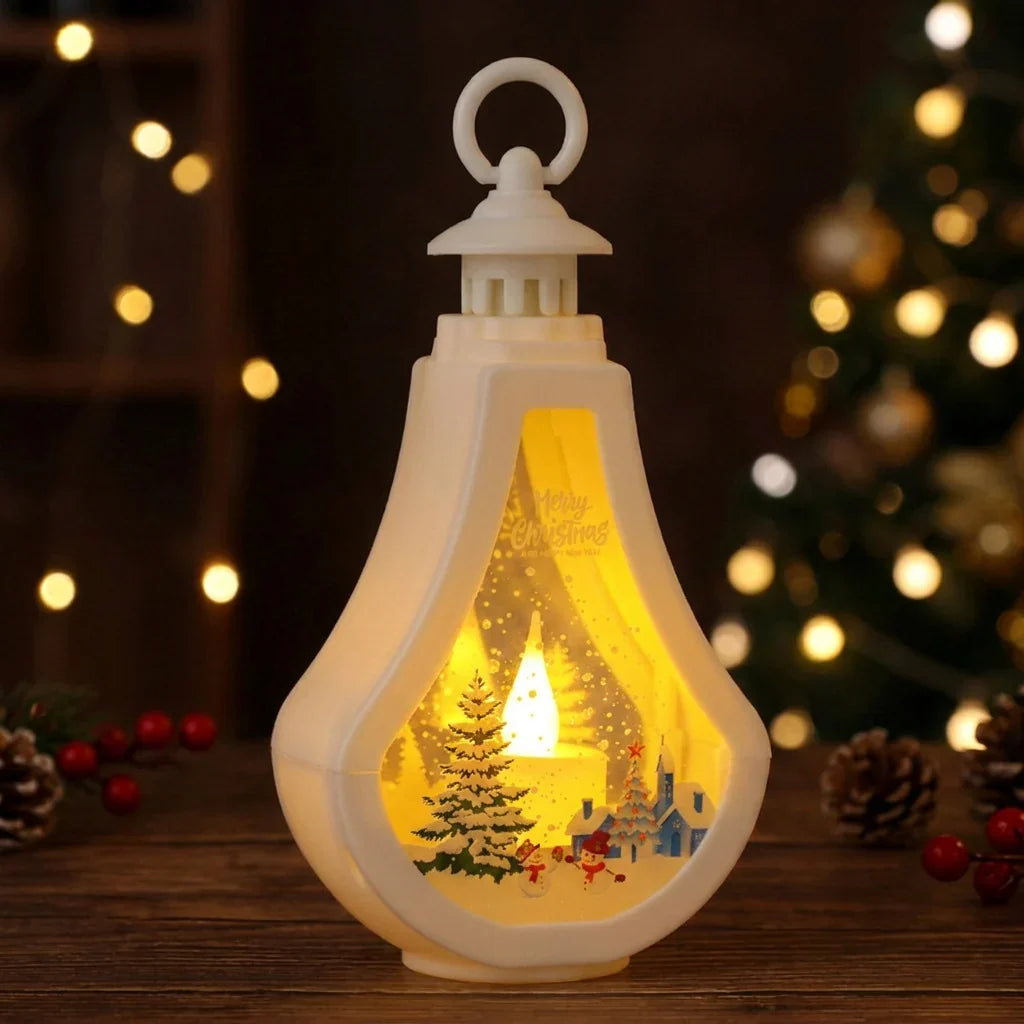 Festive Lantern Warm Glow Christmas Figures Indoor & Outdoor