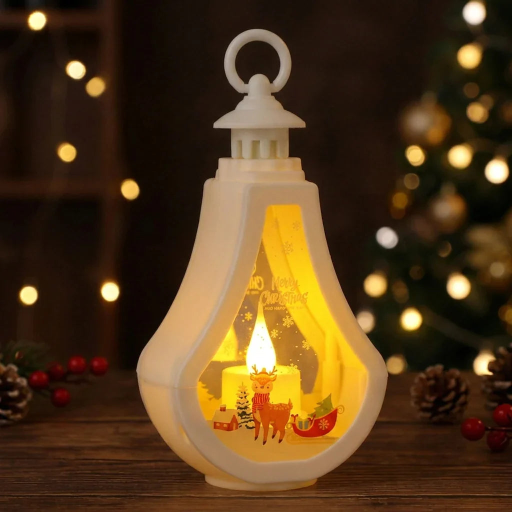 Festive Lantern Warm Glow Christmas Figures Indoor & Outdoor