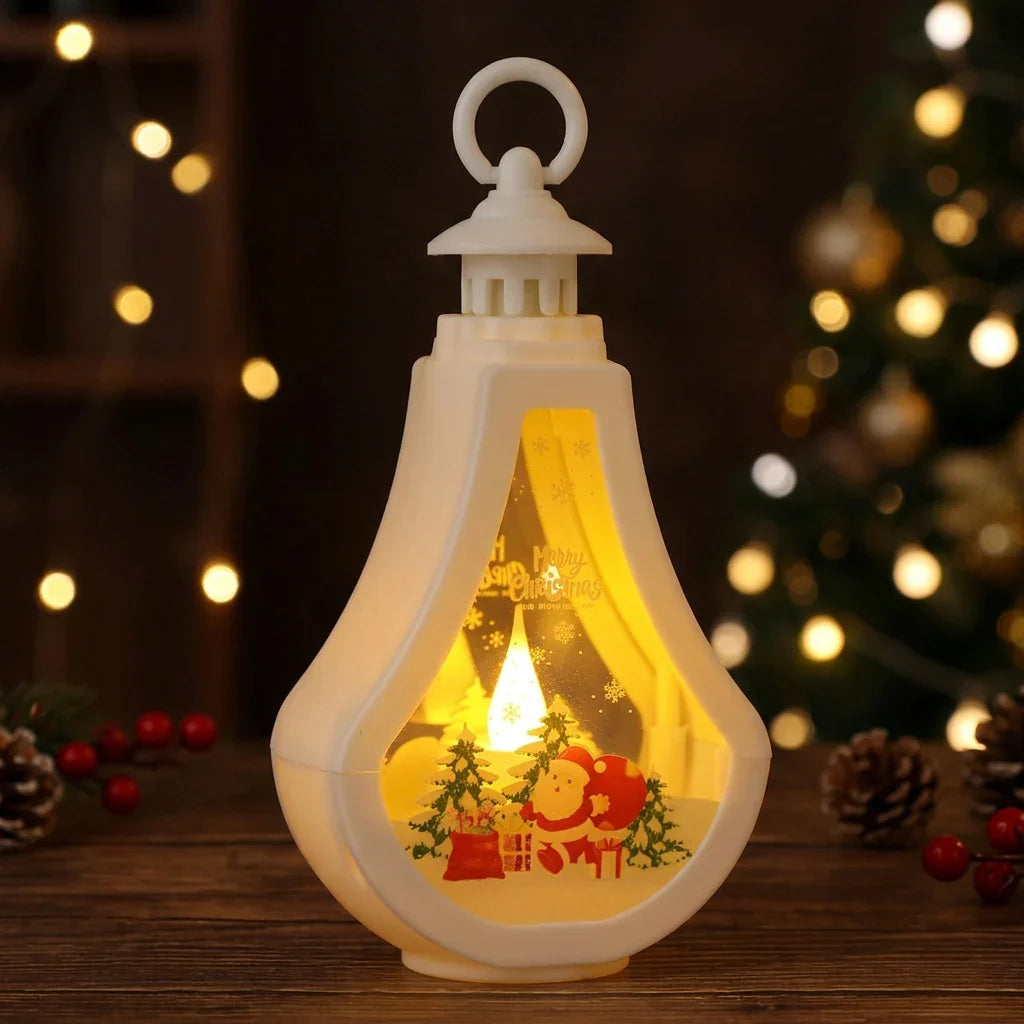 Festive Lantern Warm Glow Christmas Figures Indoor & Outdoor