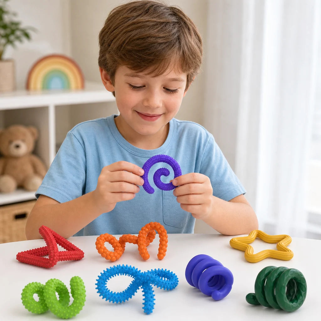 Fidget Toy Flexible Twist-and-Bend Sensory Sticks Portable Lightweight