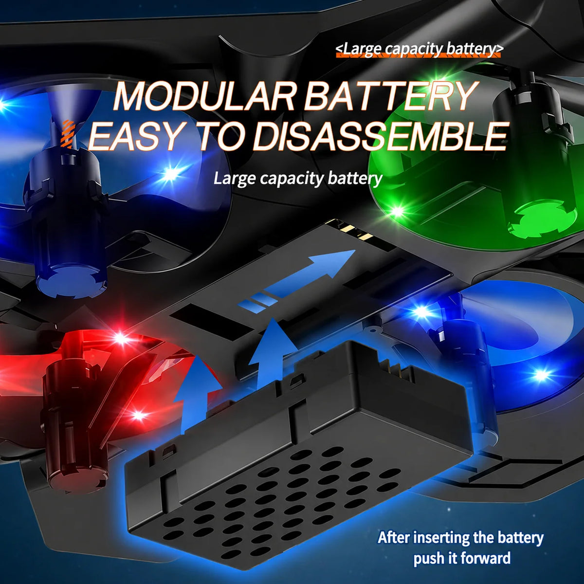 Fighter Jet Remote Control 360° Stunts LED Lights