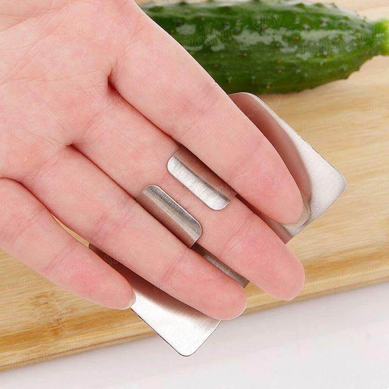 Finger Guard Stainless Steel Adjustable Fit Non-Slip Grip
