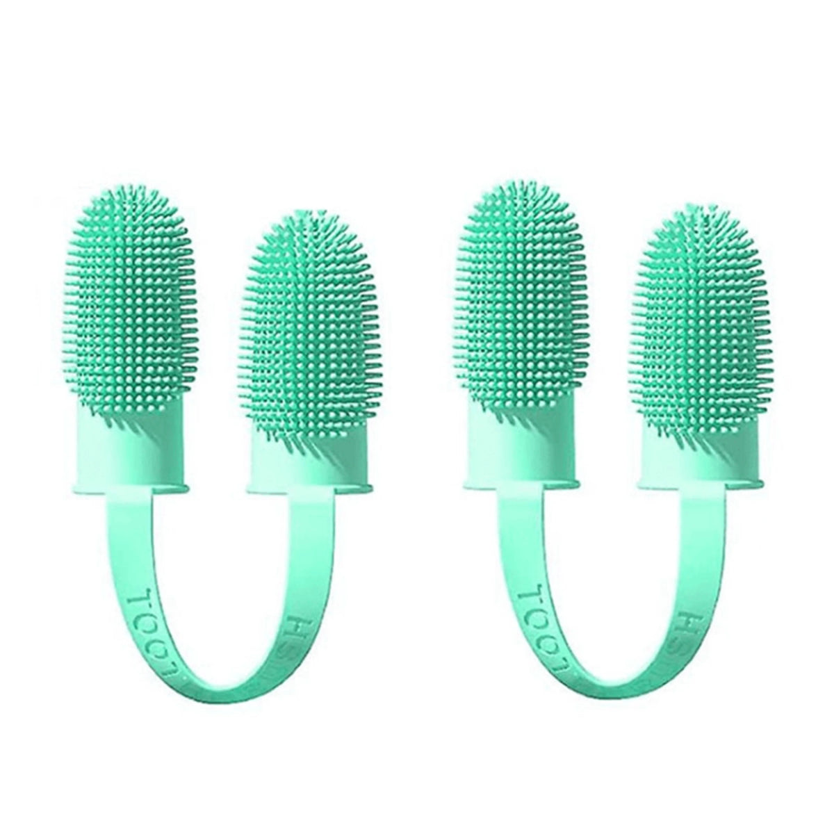 Finger Toothbrush Dual-Finger Over 800 Bristles